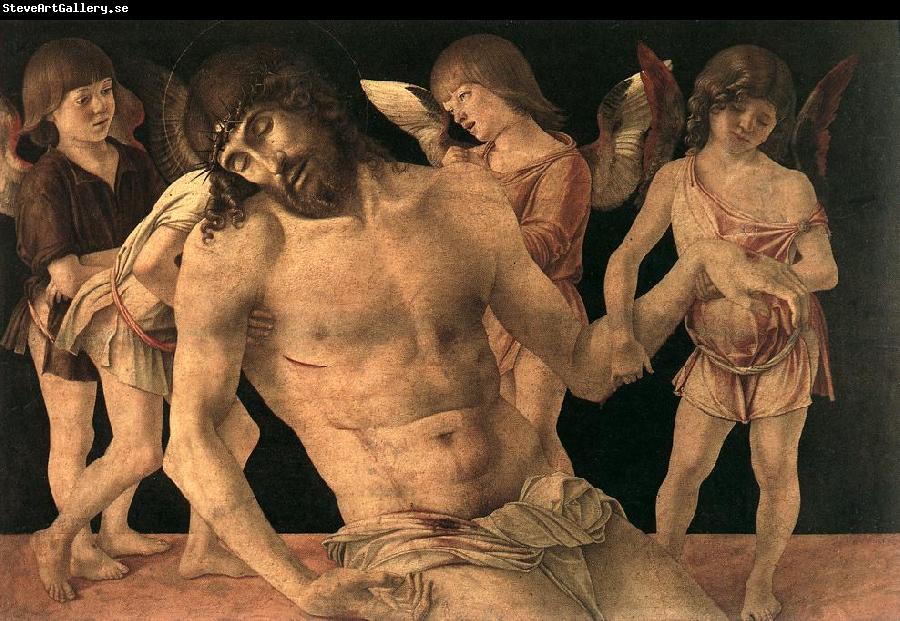 BELLINI, Giovanni Dead Christ Supported by Angels (Pieta)   3659